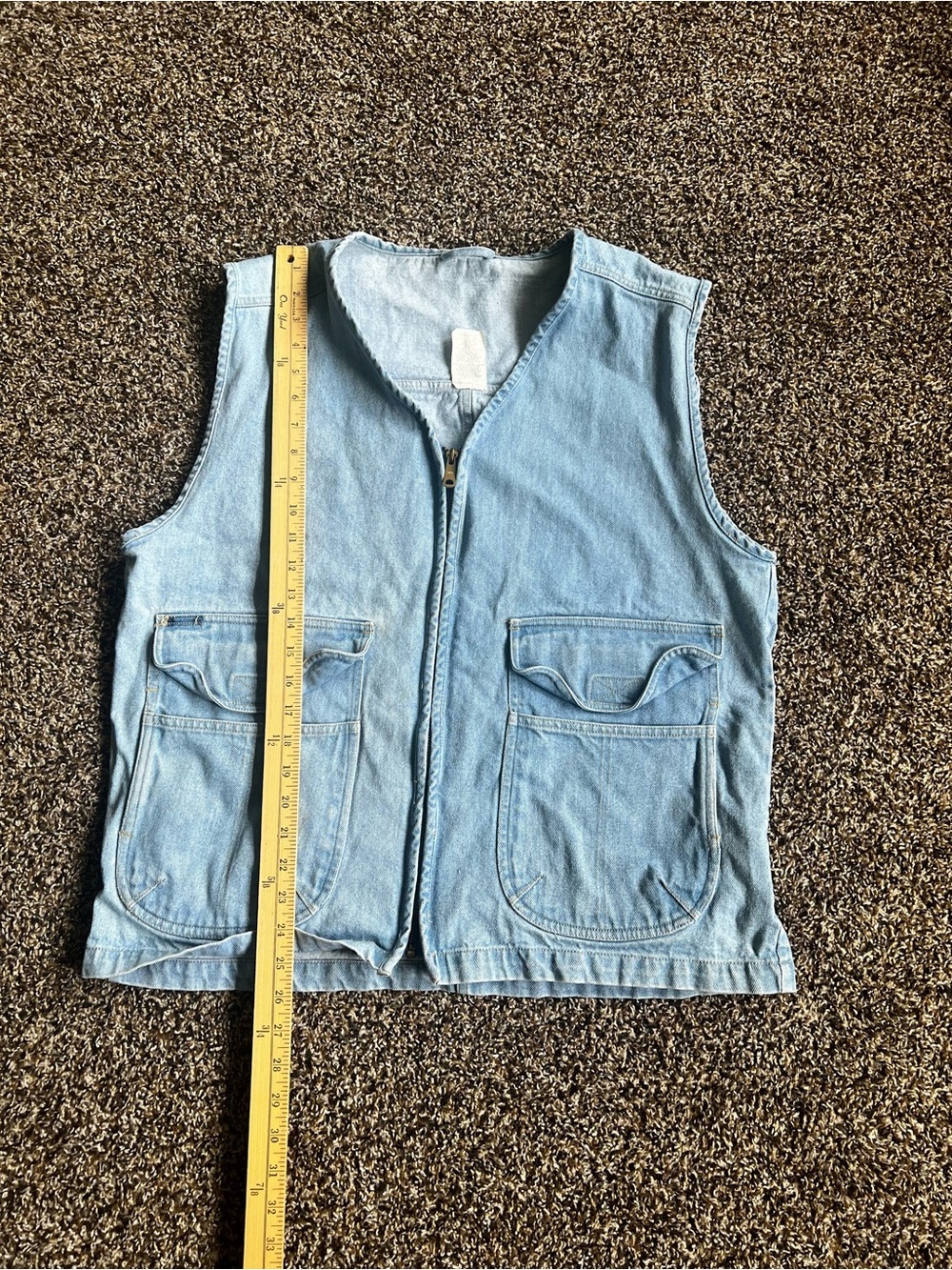 Gitano Light Blue Denim Vest - Picture 7 of 9